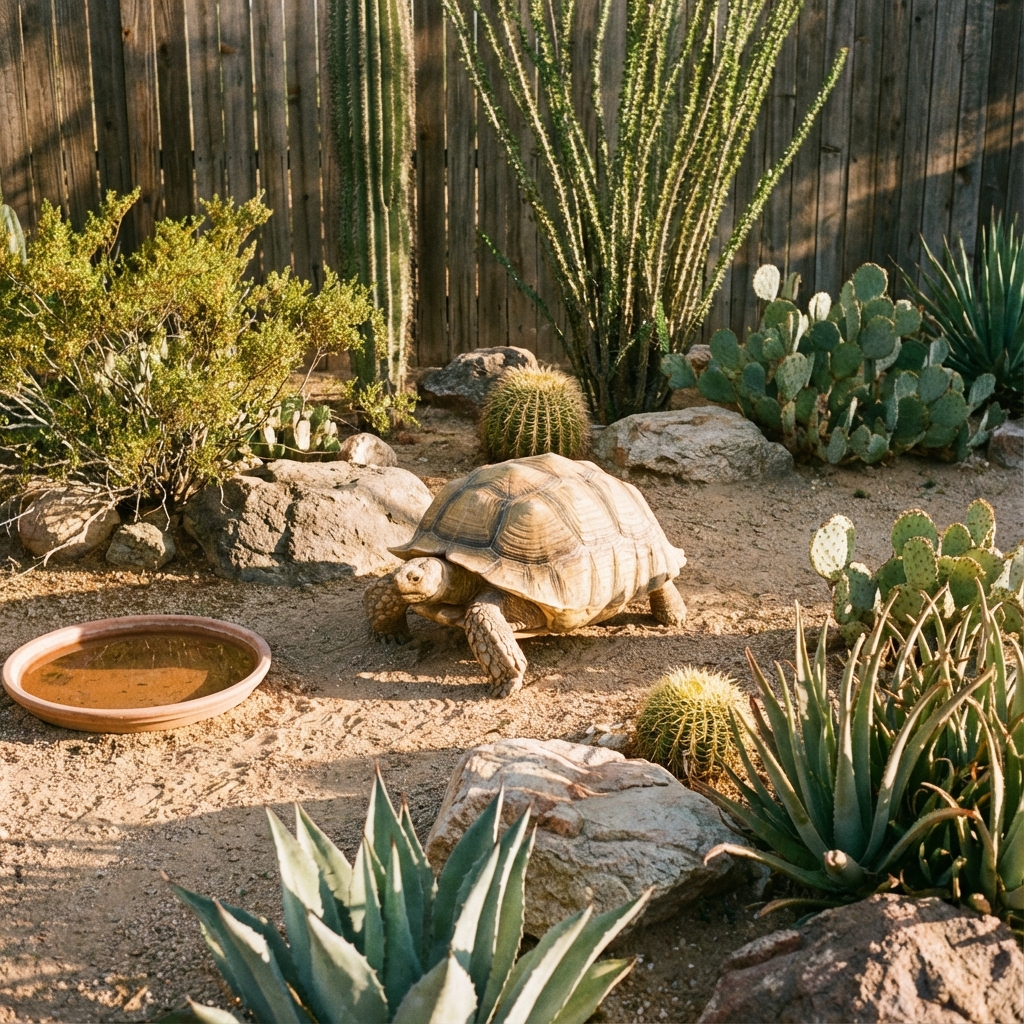Building Tank's Desert Paradise